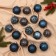 Set of balls plastic D-6 cm, 16 pcs "Festival Patterns" blue