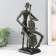 Souvenir Polystone "cellist" for metal 18.8x14x35.8 cm