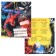 Notebook in a cage 12 sheets, 5 types of mix, cover coated cardboard, spider-man
