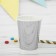 Paper glasses, set 6 pcs., 250 ml, silver color