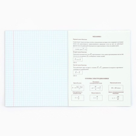 Subject notebook 48 sheets, A5 on the paper clip Block No. 1 “September 1: Anime Comic. Physics”-5