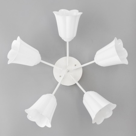 Causte "Online" (Flower) 5x15W E27 Model: BR 00210 White-3