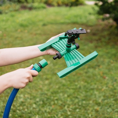 Spille sprayer, under the connector, horizontal, plastic, Greengo-15