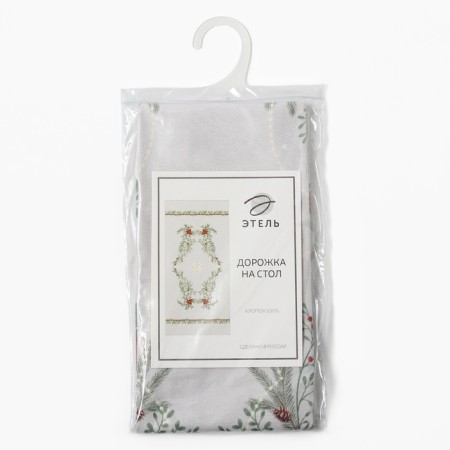 New Year. Driving Ethel "Christmas tree branches" 30x70 cm, 100% cotton, sarzha 190 g/m2-6