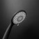 Shower Lake Zein Z411, 3 modes, Soft-Touch coating, plastic, black color