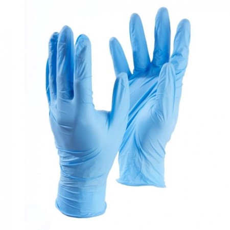 Benovy Medical Gloves, Nitrilum, size L, 50 pairs, blue-5
