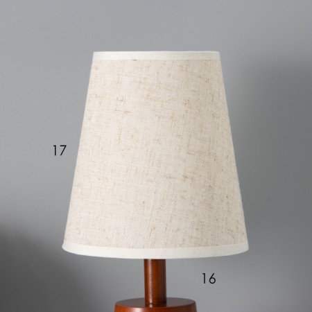 Twenthic lamp "India" 1x40W E27 walnut 16.5x16.5x35cm-2