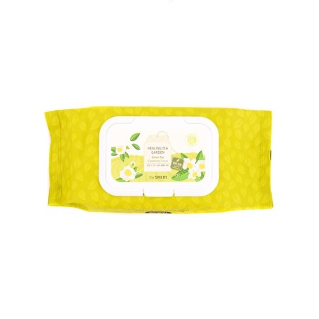 Cosmetic napkins moist with green tea extract Healing Tea Garden, 240 grams
