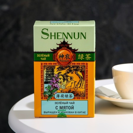 Green tea with mint, 100 g-1
