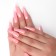 Poaring Faluses, 12 pcs, with adhesive plates, ballerina shape, pink