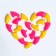 Puppy claws "Duet Antitsarapas" (20 pcs), size XS, yellow-pink