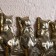 Hook "7 cats" brass 17x8x1.5 cm