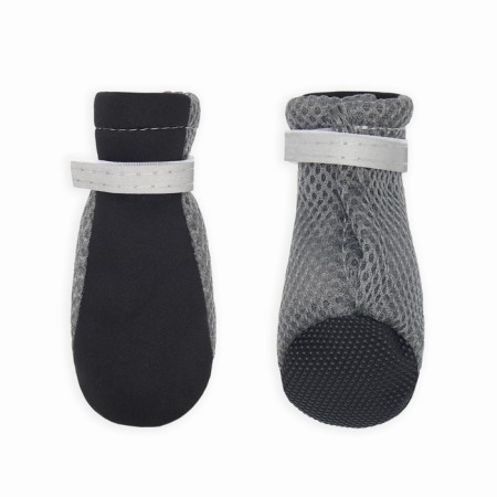 Dog boots "Comfort +", size M (4, 5 x 3, 6 cm), gray-black-2