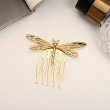 Liberty hair crest Dragonfly, 4x5 cm, gold