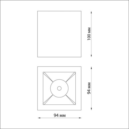 Over lamp, 10W LED, 4000K, 800LM, black/gold color-1
