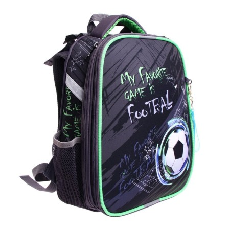 School backpack 38 x 30 x 16 cm, ergonomic back, Stavia Football-1