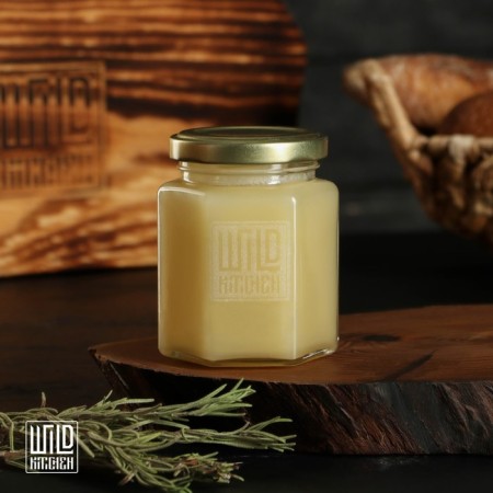 Wax for processing products from wood, in a glass jar, 150 g