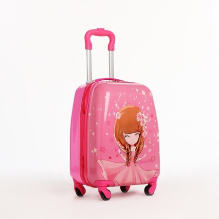 Baby suitcase 27 l (s), lightning department, pink color-1