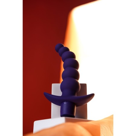 Anal vibrator Todo by Toyfa Dandy, moisture resistant, silicone, purple color, 13.5 cm, D 3.2 cm 7-8