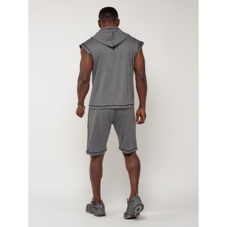 Male tracksuit, size 52-54, gray color-3