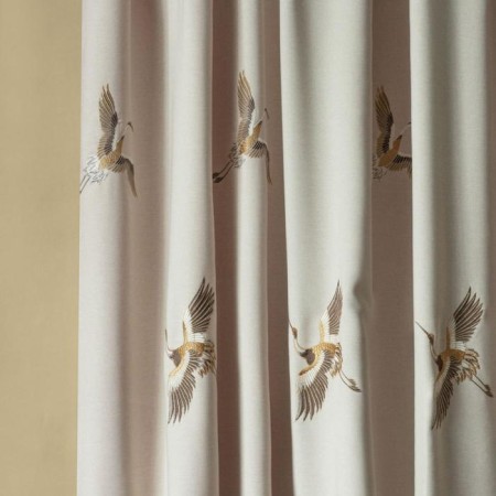 Set of curtains "Anika", size 2x145x270 cm, cream color-1