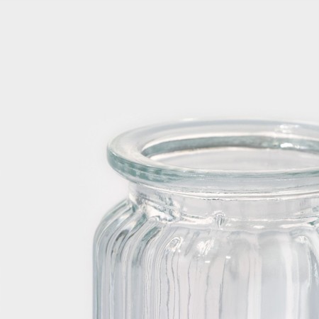 Glass Bank for bulk products with a ceramic lid of the bunny, 230 ml-3