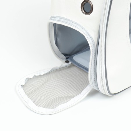 Backpack for carrying "cat", transparent, 32 x 21 x 35 cm, white-10