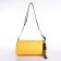 Youth bag with zipper, yellow color
