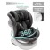 AMAROBABY Champion, ISOFIX fastening, class D, group 0+/1/2/3 (0-36 kg), black color Black