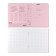 Notebook of 12 sheets in the Erichkrause Coverpro Pastel cage, pink, with a plastic cover, offset block, whiteness 100%