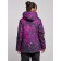 Ski jacket female winter, size 56, burgundy color