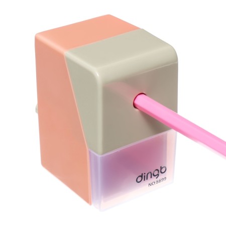 Mechanical sharpener with container classic pink-10