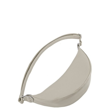 Bag over the shoulder, lightning department, beige color 12x40x15cm-1