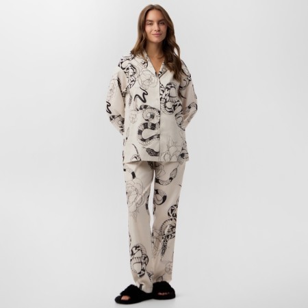 PAZHAMA Women's KAFTAN "Snake", p.44-46, beige