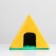 Cat House "Pyramid", 40 x 40 x 38 cm