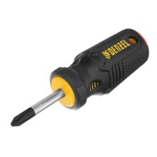 Denzel 12186 screwdriver, three -component handle, CRV, PH2 x 38 mm