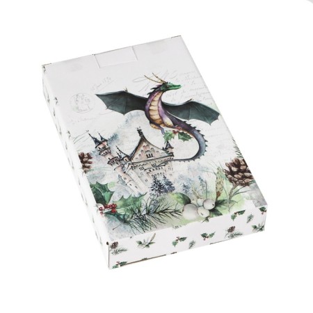 Serving share "Dracosha", 23 × 14 × 3 cm, white color-4