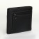 Male purse for magnet, clip for bills, separation for SIM cards, black color