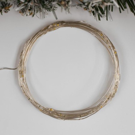 Garland “thread” 5 m dew, ip20, silver thread, 50 led, yellow glow, 2 modes, aah3-1