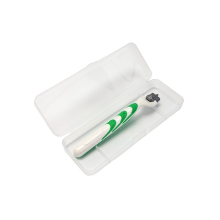 Gillette Mach3 + 8 Exchange Cassettes Complete Color Green-5