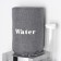 Bottle cover for 19 liters "Water" Color Gray