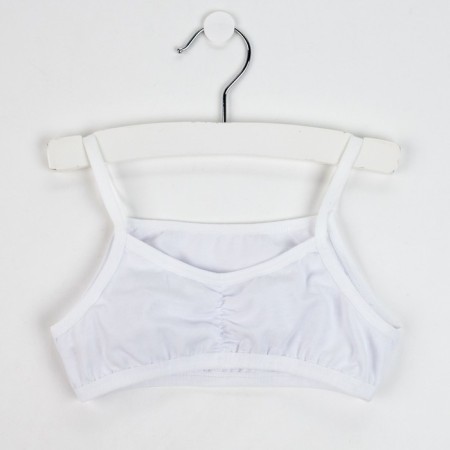 Top for a girl, white color, height 152 cm