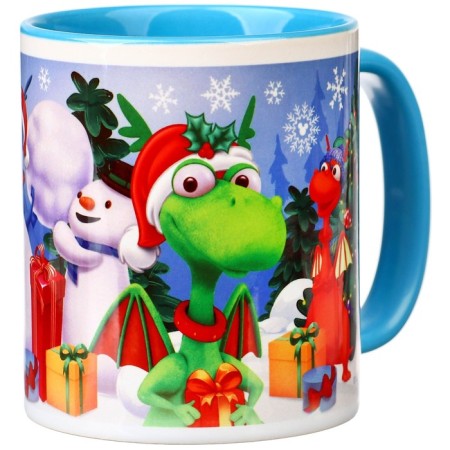 New Year mug 350 ml, Mickey Mouse and Dragon