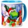 New Year mug 350 ml, Mickey Mouse and Dragon