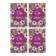 A set of nameplate "wishes" patterns, 5 types, 20 pieces, 5.5 x 8 cm
