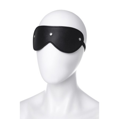 Mask Anonymo, PU Skin, 24 cm, black color-4