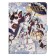 Gift notebook, A6, 100 sheets, a colored block, with a curly knife on a magnet, "anime", mix
