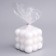 Figure candle "Cloud", 6x6 cm, white