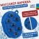 Massage, bilateral, universal, 7 balls, with a suspension, 13 × 10 × 4cm, color mix