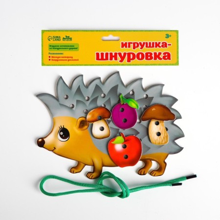 Figure lacing "Hedgehog on the legs"-2